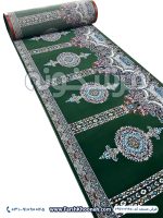 فرش سجاده ای طرح ماهور رنگ سبز کد 702125