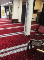 فرش تشریفات سجاده ای طرح افشان نعیم رنگ روناسی کد 2127 - Image 3