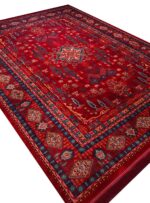 فرش طرح چهار باغ لاکی برجسته 1200 شانه تراکم 3600 کد 1206