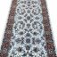 کناره افشان طرح گل گندمی زمینه کرم 700 شانه کد 82K701210 - فرشخونه