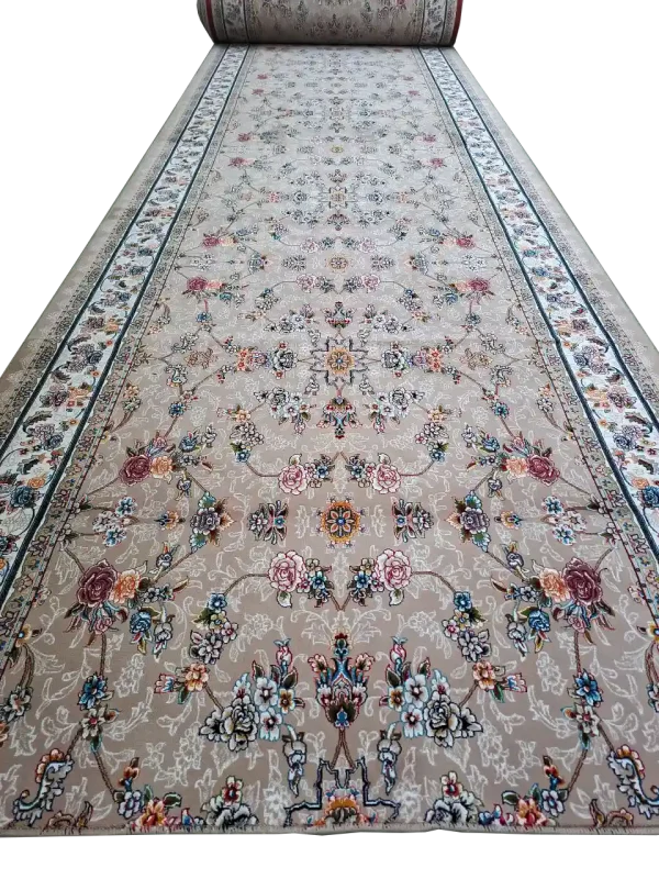کناره افشان طرح گیلدا نسکافه ای 700 شانه کد 6211