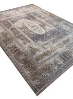 فرش ابریشم طرح درخت زندگی 1500 شانه کد 2551