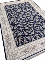 فرش افشان طرح کژال 1500 شانه تراکم 4500 کد 1616 سرمه ای