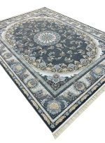 فرش طرح میراث 700 شانه تراکم 2550 رنگ دودی کد 95F7105900 - فرشخونه