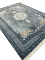 فرش طرح لادن 700 شانه تراکم 2550 رنگ دودی کد 95F7105902 - فرشخونه