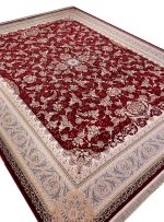 فرش افشان سپهر گل ریز برجسته 1200 شانه کد 2101074 لاکی