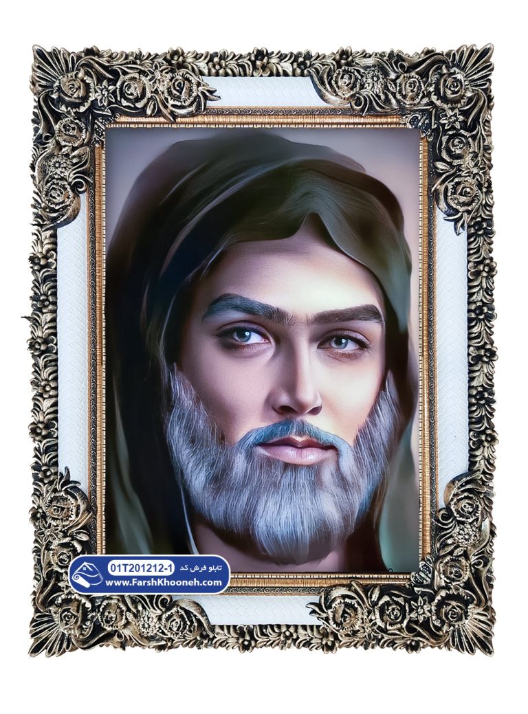 تابلو فرش تمثال امام علی کد 201212